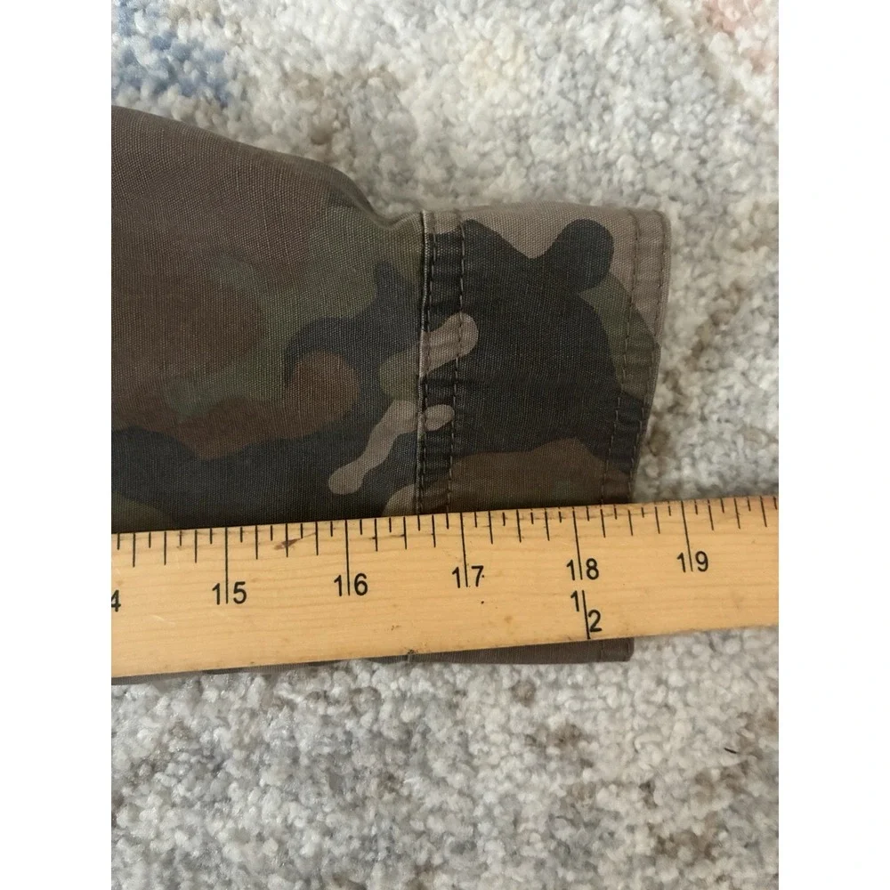 Mudd Camo Utility Jacket Studded Cargo Y2K Festival Utility-Sz M - Picture 6 of 8